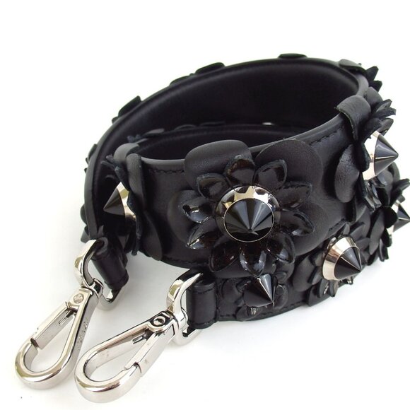 Fendi Accessories - Authentic FENDI Strap You Bag Strap Flower strap leather [Used]